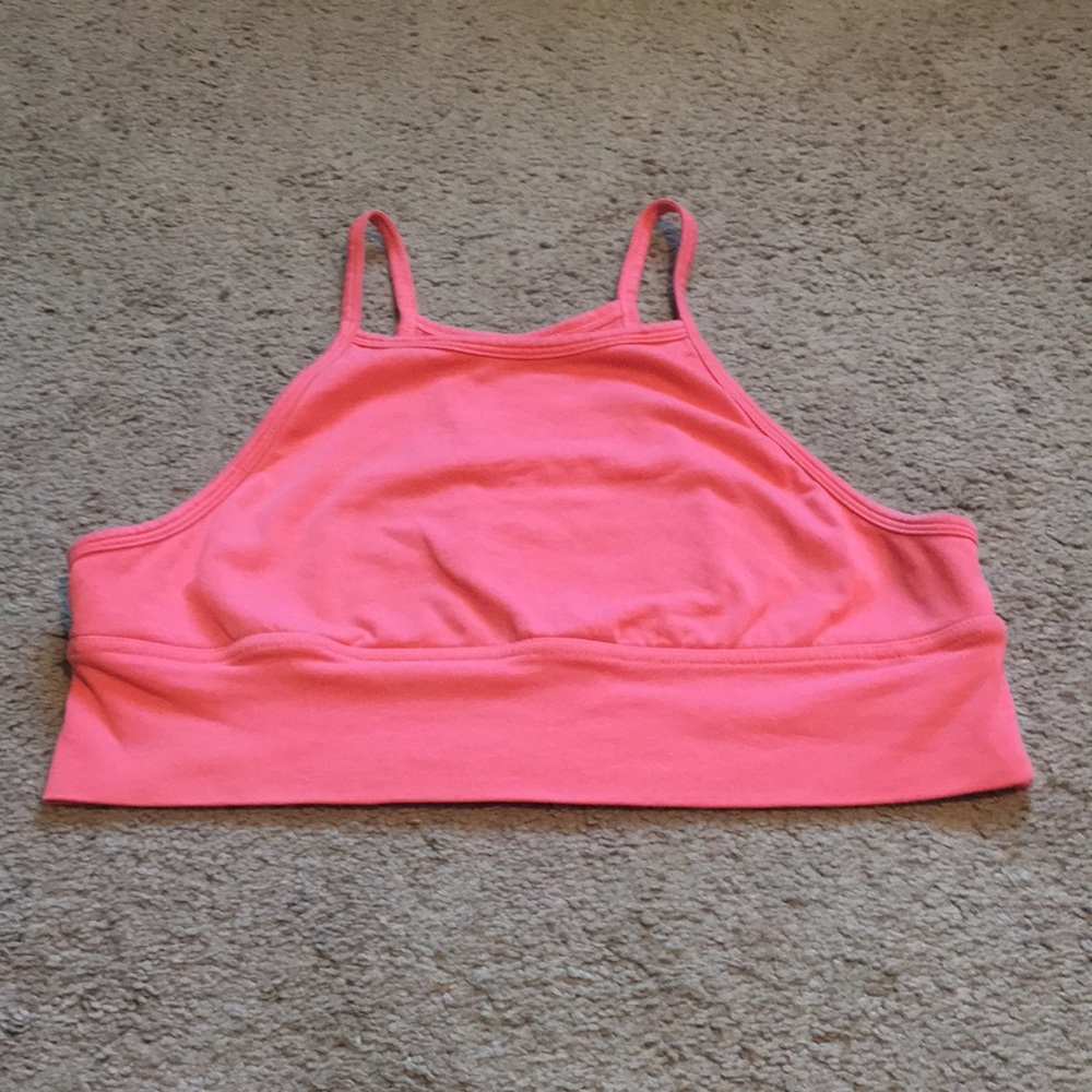 Pink cropped tank